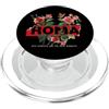 Bahaa's Tee Floral Rome Italy Graphic T Shirt, I Roma Italia Butterflies PopSockets PopGrip per MagSafe
