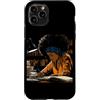 Black Women Reading Books Black History Custodia per iPhone 11 Pro Bibliotecario afroamericano che legge libri studiare capelli afro