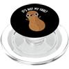 Punny Bone It's Nut My Fault Divertente gioco di parole con arachidi PopSockets PopGrip per MagSafe