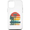 Set per principianti di disc golf con ce Custodia per iPhone 12/12 Pro Disc Golf Discs Basket Motivo vintage retrò Forest Lake