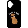 Punny Bone Custodia per iPhone 16 It's Nut My Fault Divertente gioco di parole con arachidi