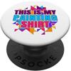 This My Painting Artista Disegnator Gioco Artista Disegnatore Arte This My Painting PopSockets PopGrip Adesivo