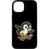 penguin skater cool bird icy style skate Custodia per iPhone 13 Pinguino Skateboard Retro Cartoon
