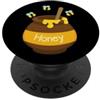 Funny Bee Honey Pot Beekeeping Buzzing H Divertente apicoltura Miele Pentola Umorismo ronzio PopSockets PopGrip Adesivo