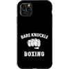 Boxing World Custodia per iPhone 11 Pro Max Bare Knuckle Boxe pugile Fist Fight Arti Marziali Fighter