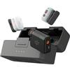 DJI Mic Mini 2S (2 TX + 1 RX + custodia di ricarica), riduzione rumore IA | Microfono Bluetooth, 28 ore di archiviazione interna, registrazione interna in float a 32 bit, leggero e compatto