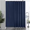 Furlinic Tende Doccia Anti-Muffa Tessuto in Poliestere Grande Tende Doccia Impermeabile Lavabile Tenda Vasca da Bagno con 16 Ganci Tenda Doccia Blu Navy 240x180cm.