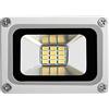 IINCOOY Faretti A LED da 10 W, Luce di Sicurezza 12-24 V CC, Impermeabile IP65, Faretto da Parete A LED for Esterni, 800 Lm, for Giardino, Cortile, Prato(1Pack)