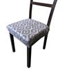 SalGiu Cuscini Sedia Cucina (set da 6) Fantasia Goccia Con Fascia Elastica Imbottito Sfoderabili 40x40 (Grigio)
