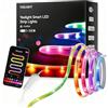 YEELIGHT Striscia LED Smart 20M, RGB+IC Smart Striscia Compatibile con Matter, Alexa, Google Home e Apple HomeKit, Luce LED con Controllo App(Hub E1 richiesto), Segmenti DIY e Sync Musica,10 m*2 Rulli