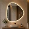 S'AFIELINA Specchio Bagno LED 60 x 70 cm, Retroilluminato, Senza Cornice