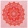 SaoTi Telo mare gigante 210 x 240 cm Mandala multiuso India - Telo mare in cotone leggero compatto - Telo mare antisabbia piscina - Coperta cotone divano decorativo