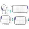 Sew Tech - Cerchi da ricamo per macchina da ricamo Brother Innov-is 1250, 700E, 700EII, 750E, F440E, set da 4 in 1