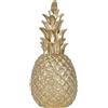 PIGPIGFLY Statua Ananas,Statue Decorative,Decorazioni per Ufficio, Statuette Decorative Casa, Soggiorno Decorativo Moderno da Appoggiare, Scultura Astratta in Poliresina, Idea Regalo(15cm/Oro)
