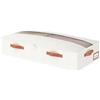 Yawinhe 1 Pezzi Scatole per Armadio,48L Contenitore Sottoletto,Beige