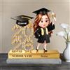 Brocade Creek Regalo di Laurea Personalizzato per la Classe del 2026, Targa Acrilica in Stile Cartone Animato 2D, Personalizzabili per Avatar e Testo, Regalo Ricordo per Laureati, Figlia, Figlio, Amico
