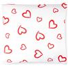 PinkZebra Federa per cuscino in 100% cotone, 20 x 20 cm, per bambine e ragazzi, con chiusura lampo, prodotta nell'Unione Europea, motivo: cuoricini
