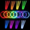 mixed24 500 X Bastoncini fluorescenti Glow Sticks 5 luminosi colori assortiti 5 X 200 mm