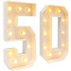Bdneygtyr Numeri luminosi a LED, 100 cm, numero 30/40/50/60, per feste di compleanno, numeri luminosi, decorazione per matrimonio, compleanno, fidanzamento