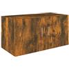 vidaXL Armadietto da Parete Rovere Fumo 80x39x40 cm Legno Multistrato