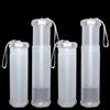 Chistepper Confezione da 4 custodie estensibili in plastica extra lunghe per pennelli da pittura trasparente, contenitore per pennelli lunghi, contenitore per penne ad acquerello (4)