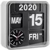 Karlsson - Orologio da parete a palette con funzione calendario - argentato