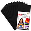 Sidi Global Market SIDI Feltro Nero 5 Fogli 40x30 Tessuto Hobbistica DIY