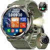 Blackview Smartwatch Uomo, Orologio Intelligente Fitness con Chiamate Bluetooth,1.45" Militari Smart Watch Tracker 100+ Modalità Sportive per Cardiofrequenzimetro,SpO2, Torcia,Bussola per Android iOS