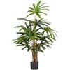 Pianta Artificiale Palma Rapisgracilis con Vaso H120 cm - EDG Enzo De Gasperi