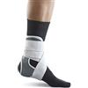 Push - Fascia per caviglia Med Aequi Flex fornisce supporto, sinistra, grigio/bianco, taglia 1