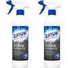 Generico Forni e Barbecue Sgrassatore Professionale, Detergente Spray per Forno e BBQ, Disincrostante Antiodore, Rimuove Grasso Bruciato e Incrostazioni Ostinate - 2 Unita da 580ml