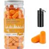 Jsdoin Tappi Orecchie Dormire, 60 Paia Tappi Per Le Orecchie In Spugna Schiuma, Con Custodia Portatile, 38db SNR Ear Plugs, Per Insonorizzanti, Dormire, Studia, Lavoro