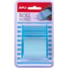 Apli - 18193, Rotolo dispenser di note adesive, 50 mm x 8 m, colore blu pastello