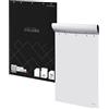 Top-2000 Blocco di carta a fogli mobili, 64 x 90 cm, bianco, 20 fogli per blocco, 70 g/m², 1 pezzo, bianco