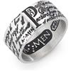 Amen Gioielli Anello Unisex Amen PADRE NOSTRO Corsivo in Argento 925 codice ANPNB-26