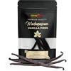 Honeyberry 10 Baccelli di Vaniglia Bourbon Premium (12-14 cm) - Vaniglia Naturale del Madagascar - Grado A - Bacche di Vaniglia per Dolci, Cucina, Dessert e Gelati (10 Pezzi)