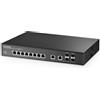 Binardat Switch PoE a 14 porte 10G, 8x2.5G POE, 2x10G RJ45, 4x10G SFP+, IEEE8023af/at 120W, Switch Ethernet Binardat non gestito in metallo, desktop|Montaggio a rack per giochi, NAS, piccole imprese, Plug