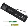 WoskjXas 90Wh AP21A8T AP21A5T Batteria Compatibile con Acer Predator Helios 300 PH315-55 PH317-56 Serie, Nitro 5 AN517-55 Serie