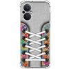 Tumundosmartphone Custodia in silicone antiurto per OPPO A96 5G design scarpe 04 disegni