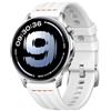 GIOPUEY 22mm Cinturini Compatibile con Oppo Watch S/X/X2/X3/OnePlus Watch Lite/4/3/2/2R, Morbido Silicone Cinturino [Resistente all'Usura] [Traspirante] - White