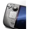 Luck&Link Touchpad Protector per Steam Deck OLED & LCD Compatibile, Trackpad Skin Aggiunto Grip Style con feedback tattile (nido d'ape - argento, Trackpads)