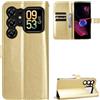 BellaCase Custodia Oukitel C62/C62 PRO [Custodia Portafoglio] [Staffa] [Slot per schede] [Flip Cover Magnetica] Compatibile con Lo Smartphone Oukitel C62/C62 PRO(d'oro)