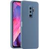 HULLIN Custodia per Telefono in Silicone Colorato, Adatta per Samsung Galaxy S9 Plus (6.2) - Grigio lavanda