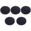 Desiumite Confezione da 5 filtri di trasmissione a infrarossi da 11 mm, lenti acriliche in PMMA spesso 1,0 mm per strumenti ottici, assorbimento della luce visibile, componente nera