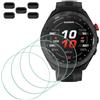 MTHGH Protettiva Pellicola compatibile con Garmin Approach S70 47mm Golf Smartwatch Protezione Schermo[4 pezzi] + tappi anti-polvere 5 pezzi, durezza 9H antigraffio senza bolle di protezione