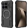 ESHUYI Cover per Xiaomi 17T Pro, Compatibile con Magnetica, Custodia Antiurto Grado Militare con Angoli Airbag, Dissipazione Calore, Ibrida TPU+PC, Nero