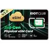 EIOTCLUB V3 adattatore eSIM per iPhone e Android, scheda eSIM fisica