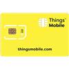 Things Mobile SIM Card per GPS TRACKER - Things Mobile - copertura globale, rete multi-operatore GSM/2G/3G/4G, senza costi fissi, senza scadenza, tariffe competitive. 15€ di credito incluso + 1€ gratis