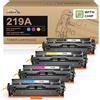 colorfly 219A 219X Toner Compatibile per HP 219A 219X 3302FDW 3302SDW | per Color Laserjet Pro MFP 3302FDW 3302SDW 3302FDN 3302FDNG 3302FDWG 3302SDWG 3202DN 3202DW W2190A, 4-Pack