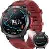 Doomixs Orologio Smartwatch Uomo con GPS Sport: 1.46 Rotondo Orologi Intelligente con Chiamate Bluetooth Fitness Smart Watch LED Flashlight Monitoraggio Sonno IP68 Impermeabile Compatibile con iOS e Android